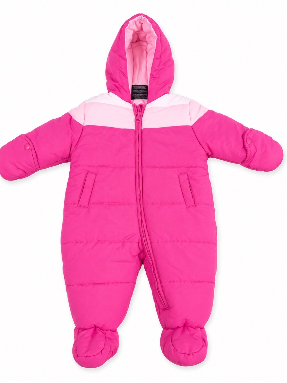 Bright Pink Infant Snowsuit